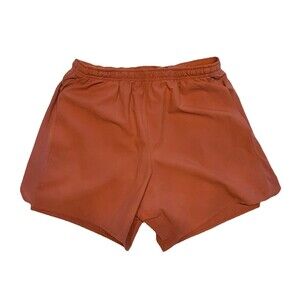 Outdoor Voices Shorts Mens Medium Rust Running Lined Zip Pocket Gym